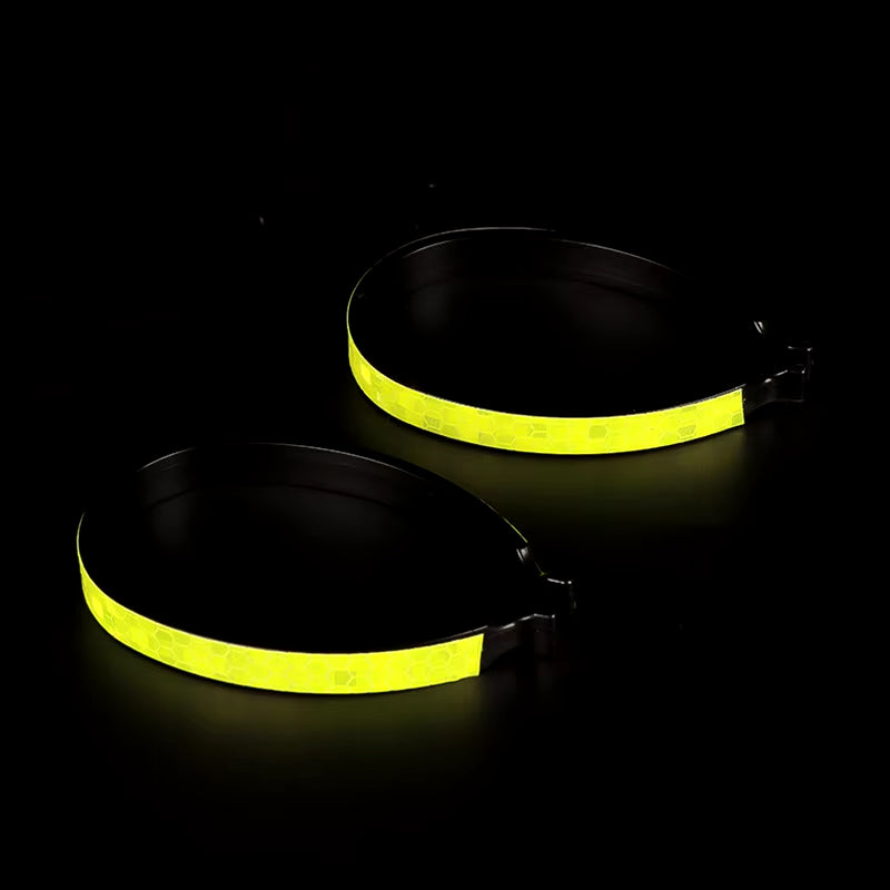 2Pcs Reflective Trousers Bands Clips Strap Bike Bicycle Ankle Leg Bind Bandage Trousers Pant Bands Clips Strap