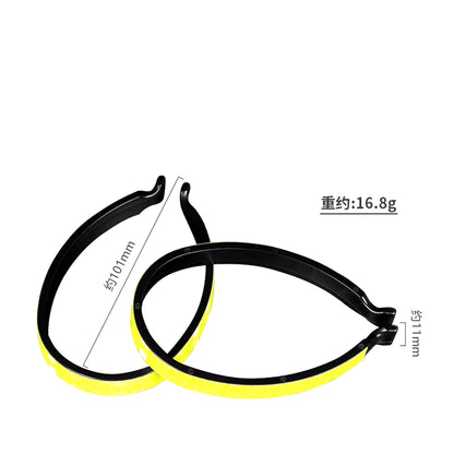 2Pcs Reflective Trousers Bands Clips Strap Bike Bicycle Ankle Leg Bind Bandage Trousers Pant Bands Clips Strap